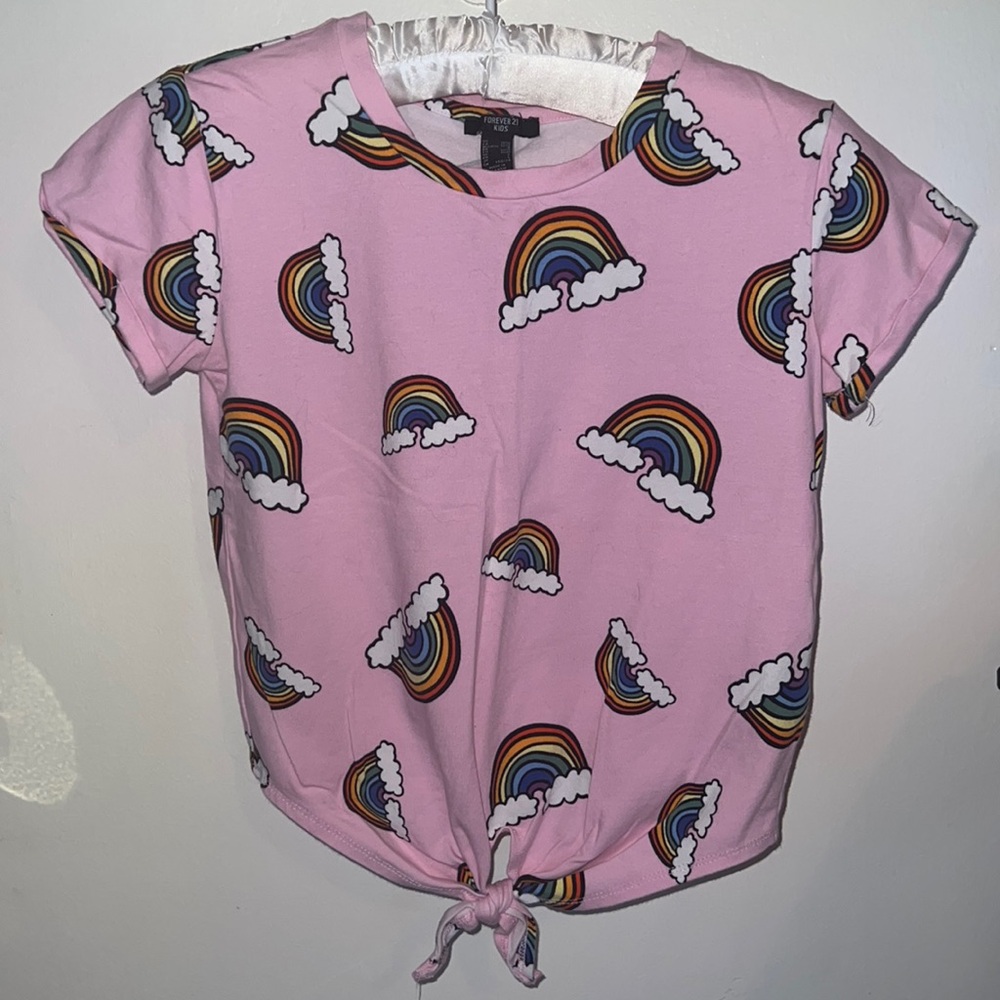 Forever 21 Kids rainbow tee